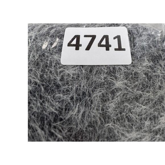 Falls Creek Womens 2X Sweater Mock Neck Gray Cream Fuzzy Soft - Picture 8 of 8